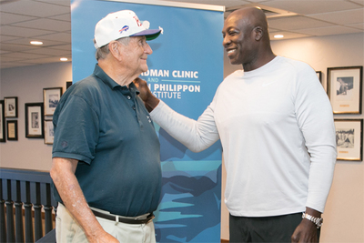 Pro Football Hall of Famer Bruce Smith and Dr. J. Richard Steadman:  A Friendship for the Ages