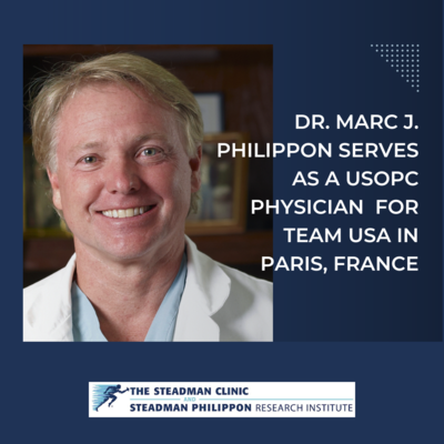 Dr. Marc Philippon Serves as a USOPC Physician for Team USA in Paris, France