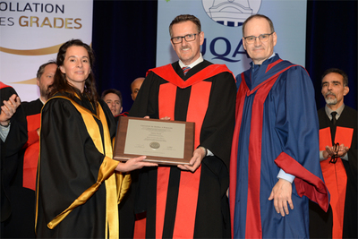 Dr. Johnny Huard Receives Honorary Doctorate Degree from University of Québec at Rimouski